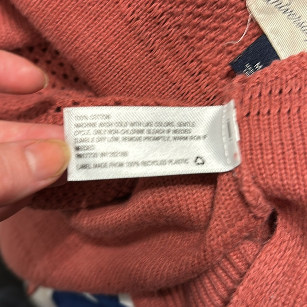 Universal Thread Dusty Rose Long Knit Cotton Cardigan - Picture 6 of 6
